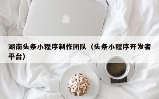铜仁湖南头条小程序制作团队（头条小程序开发者平台）